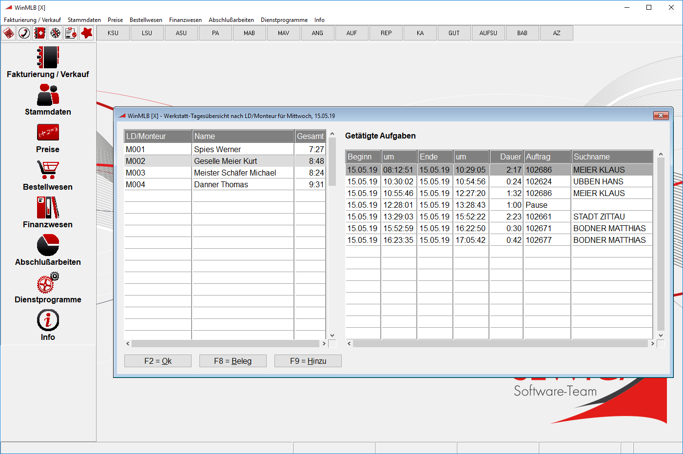 Screenshot WinMLB Zeiterfassung04